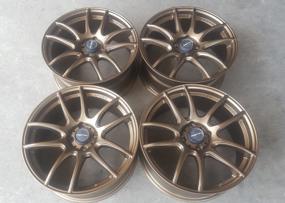 ล้อมือ2 LENSO Spec-c ขอบ17 4รู100 กว้าง7.5 ET45  4 ล้อ