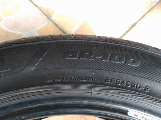 ยางเปอร์เซ็นคัดสภาพ Bridgestone Turanza GR-100(made in thailand) 245 45 17 ผลิตปลายปี 2015(ลงพื้นจริ