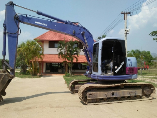 ขายรถขุดKOMATSU PC128US-1 เครื่องยนต์ KOMATSU -4D102 เทอร์โบ ขนาด 4 สูบ คอนโทรลน้ำมัน ปั้มนิ้ว แทรคเหล็ก มีเก๋ง  (รถเก่านอกมีเอกสาร)