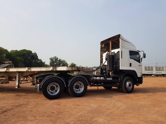 ขาย หัวลาก ISUZU 360 แรงม้า ปี 56 หางพื้นเรียบสามมิตรสามเพลา ปี 57 รถสดสวยพร้อมใช้งาน เอกสารพร้อมโอน