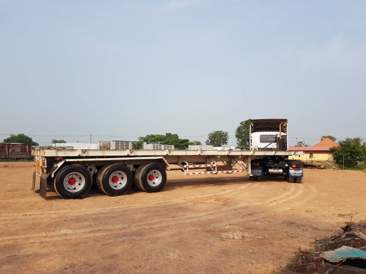 ขาย หัวลาก ISUZU 360 แรงม้า ปี 56 หางพื้นเรียบสามมิตรสามเพลา ปี 57 รถสดสวยพร้อมใช้งาน เอกสารพร้อมโอน