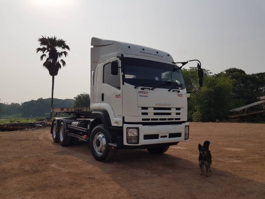 ขาย หัวลาก ISUZU 360 แรงม้า ปี 56 หางพื้นเรียบสามมิตรสามเพลา ปี 57 รถสดสวยพร้อมใช้งาน เอกสารพร้อมโอน