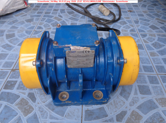 ขายมอเตอร์สั่น VISAM SPV7.0AM - 0.65Kw, 3.5A, 800Kg Force, 2 Pole