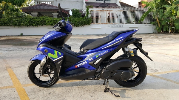 AEROX 155 ลาย MOVISTAR รุ่น R VERSION MOTO GP สวยๆ อายุ 5 เดือน