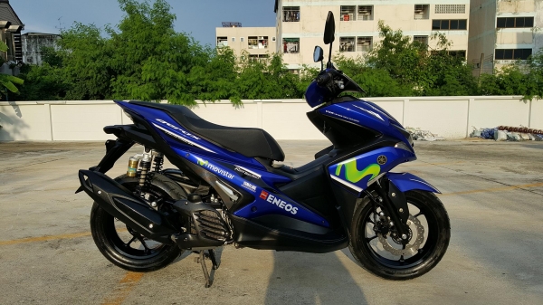AEROX 155 ลาย MOVISTAR รุ่น R VERSION MOTO GP สวยๆ อายุ 5 เดือน