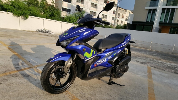 AEROX 155 ลาย MOVISTAR รุ่น R VERSION MOTO GP สวยๆ อายุ 5 เดือน
