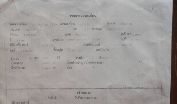 ขายด่วน!! Komatsu PC200-7 สภาพสวยค่ะ