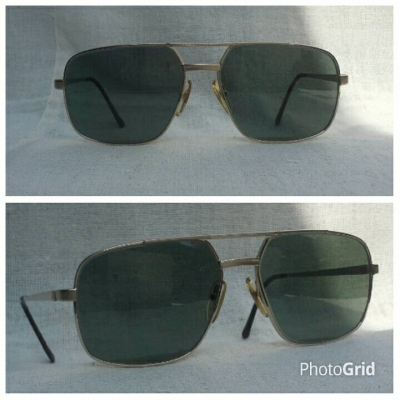 แว่นตาแบรนด์เนมแห่งสหราชอาณาจักร วินเทจยุค &#039;80s หล่อใหญ่ - ไซซ์ฝรั่ง 145mm Vintage DUNHILL hand