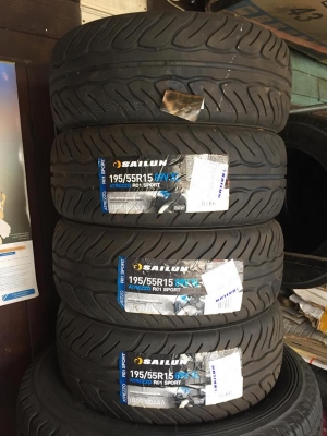 ขายยางใหม่ SAILUN ATREZZO R01 SPORT 195-55-15 ปี17 ชุดละ 5,900 บาท