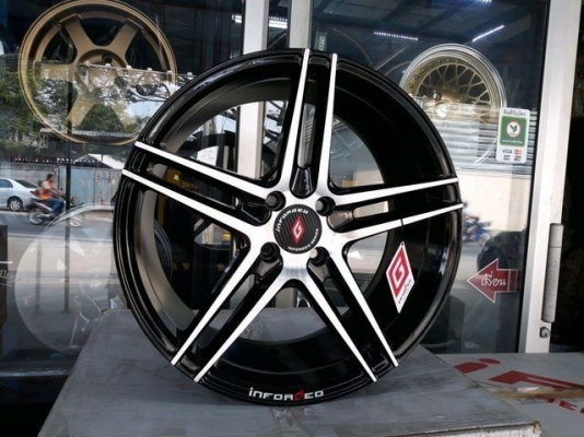 แม็กซ์ใหม่ Inforgred 5ก้านคู่ ขอบ17 กว้าง7.5 ออฟ40 ขนาด4รู100 แม็กซ์ใหม่ Inforgred 5ก้านคู่ ขอบ17 กว้าง7.5 ออฟ40 ขนาด4รู100