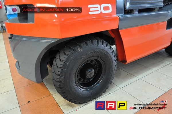 ขายรถโฟล์คลิฟท์มือสอง TOYOTA รุ่น 3FD30-30083 นำเข้าจากประเทศญี่ปุ่น 100\% ไม่เคยใช้งานในไทย ขายรถโฟล์คลิฟท์มือสอง TOYOTA รุ่น 3FD30-30083 นำเข้าจากประเทศญี่ปุ่น 100\% ไม่เคยใช้งานในไทย