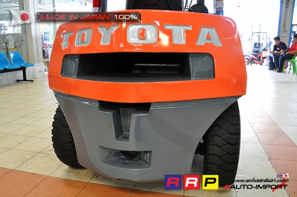 ขายรถโฟล์คลิฟท์มือสอง TOYOTA รุ่น 3FD30-30083 นำเข้าจากประเทศญี่ปุ่น 100\% ไม่เคยใช้งานในไทย ขายรถโฟล์คลิฟท์มือสอง TOYOTA รุ่น 3FD30-30083 นำเข้าจากประเทศญี่ปุ่น 100\% ไม่เคยใช้งานในไทย