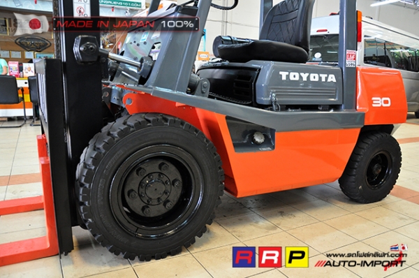 ขายรถโฟล์คลิฟท์มือสอง TOYOTA รุ่น 3FD30-30083 นำเข้าจากประเทศญี่ปุ่น 100\% ไม่เคยใช้งานในไทย ขายรถโฟล์คลิฟท์มือสอง TOYOTA รุ่น 3FD30-30083 นำเข้าจากประเทศญี่ปุ่น 100\% ไม่เคยใช้งานในไทย