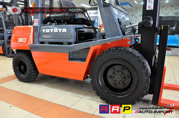 ขายรถโฟล์คลิฟท์มือสอง TOYOTA รุ่น 3FD30-30083 นำเข้าจากประเทศญี่ปุ่น 100\% ไม่เคยใช้งานในไทย ขายรถโฟล์คลิฟท์มือสอง TOYOTA รุ่น 3FD30-30083 นำเข้าจากประเทศญี่ปุ่น 100\% ไม่เคยใช้งานในไทย