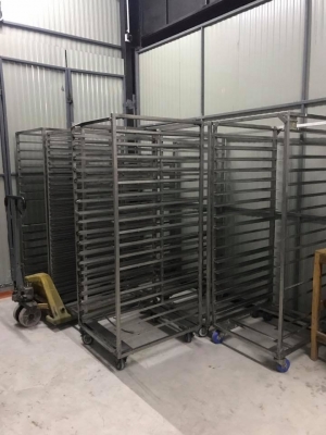 รถเข็นสินค้าสแตนเลส 7ตัว