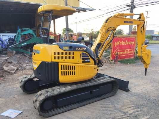ขายรถขุด KOMATSU PC40MR (หัวกระแทก,บุ้งกี๊) พร้อมใช้งาน รถเก่านอก