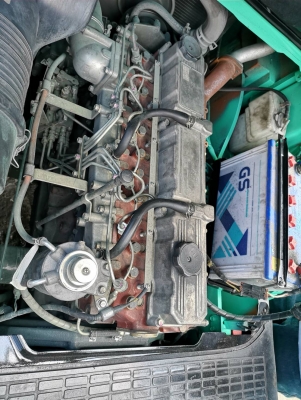 รถยกมิตซูบิชิ 4 ตัน เครื่องดีเซล เกียร์ออโต้ แผงงาปรับเข้าออกได้ สไลด์ได้