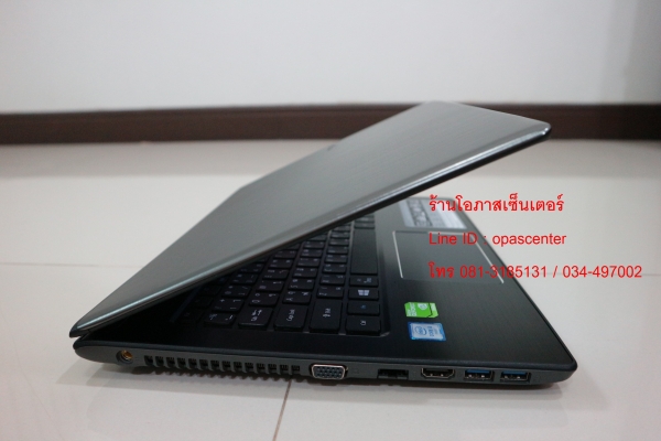 โน๊ตบุ๊ค ACER E5-475G-332Q สีเทา Core i3-6006U Ram 4G HDD 500 GB การ์ดจอ 940MX ที่ชาร์ท กระเป๋า สภาพ