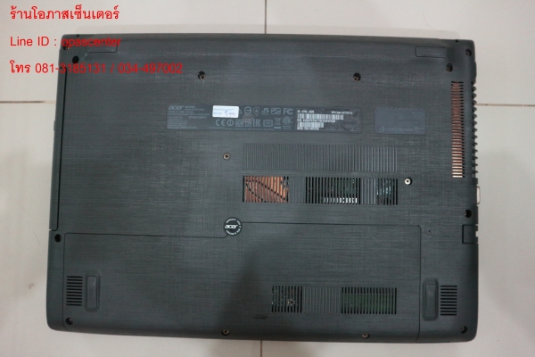 โน๊ตบุ๊ค ACER E5-475G-332Q สีเทา Core i3-6006U Ram 4G HDD 500 GB การ์ดจอ 940MX ที่ชาร์ท กระเป๋า สภาพ