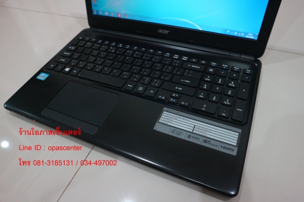 โน๊ตบุ๊ค ACER E1-570 15.6 นิ้ว Core i3-3217U Ram 4G HDD 500 GB ที่ชาร์ท กระเป๋า สภาพดี พร้อมใช้ โน๊ตบุ๊ค ACER E1-570 15.6 นิ้ว Core i3-3217U Ram 4G HDD 500 GB ที่ชาร์ท กระเป๋า สภาพดี พร้อมใช้