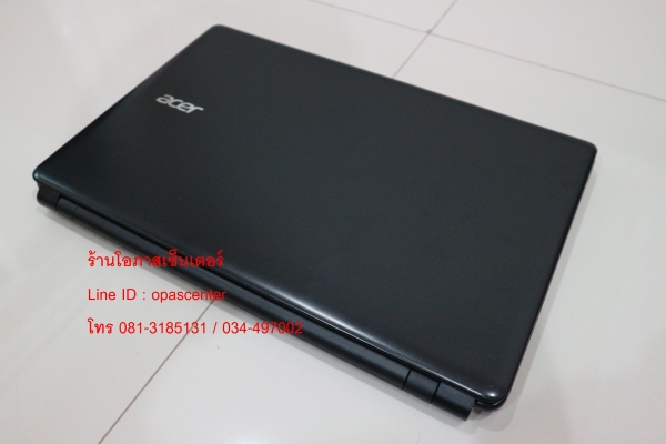 โน๊ตบุ๊ค ACER E1-570 15.6 นิ้ว Core i3-3217U Ram 4G HDD 500 GB ที่ชาร์ท กระเป๋า สภาพดี พร้อมใช้