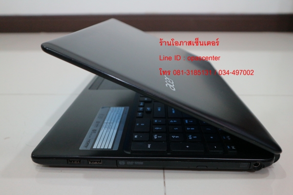 โน๊ตบุ๊ค ACER E1-570 15.6 นิ้ว Core i3-3217U Ram 4G HDD 500 GB ที่ชาร์ท กระเป๋า สภาพดี พร้อมใช้
