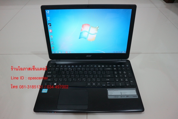 โน๊ตบุ๊ค ACER E1-570 15.6 นิ้ว Core i3-3217U Ram 4G HDD 500 GB ที่ชาร์ท กระเป๋า สภาพดี พร้อมใช้ โน๊ตบุ๊ค ACER E1-570 15.6 นิ้ว Core i3-3217U Ram 4G HDD 500 GB ที่ชาร์ท กระเป๋า สภาพดี พร้อมใช้