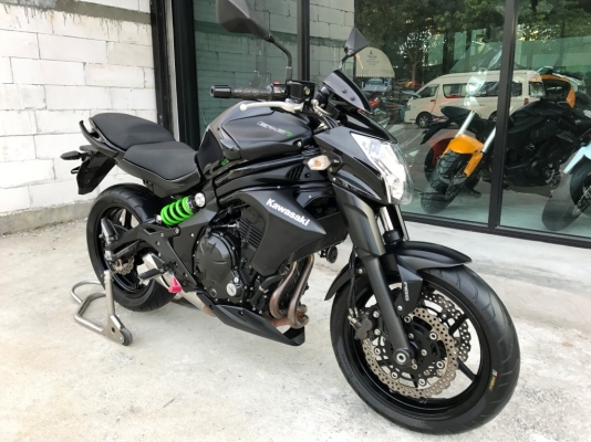(( ฟรีดาวน์ )) ขาย Kawasaki ER6N ปี2014 สีดำ ราคา 159000 บาท