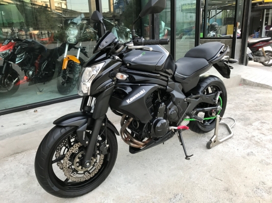 (( ฟรีดาวน์ )) ขาย Kawasaki ER6N ปี2014 สีดำ ราคา 159000 บาท
