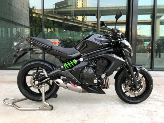 (( ฟรีดาวน์ )) ขาย Kawasaki ER6N ปี2014 สีดำ ราคา 159000 บาท