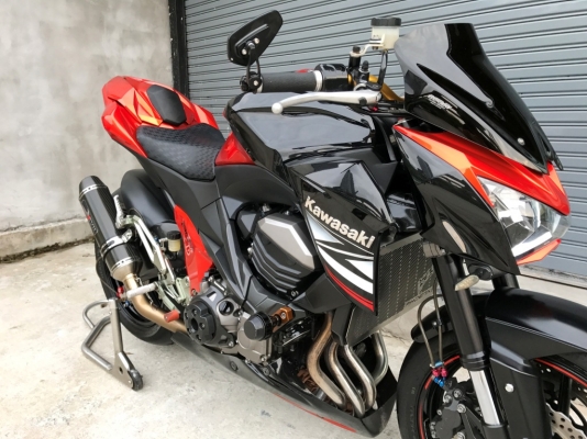 (( ดาวน์19000 )) ขาย Kawasaki Z800 สีส้มดำ ปี2014 แต่งเพียบ ราคา 269000 บาท