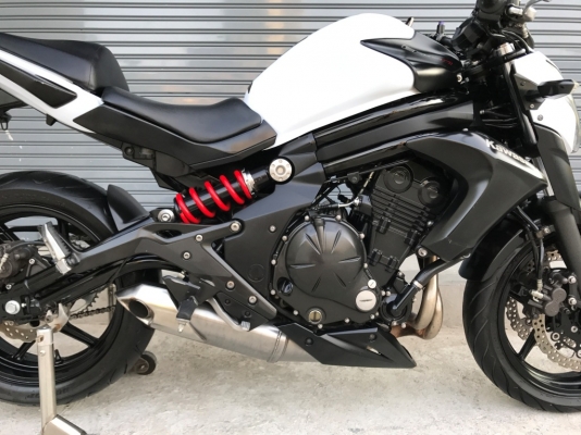 (( ฟรีดาวน์ออกรถไม่ต้องใช้เงิน )) ขาย Kawasaki ER6N ปี2014 สีขาว ราคา 155000 บาท