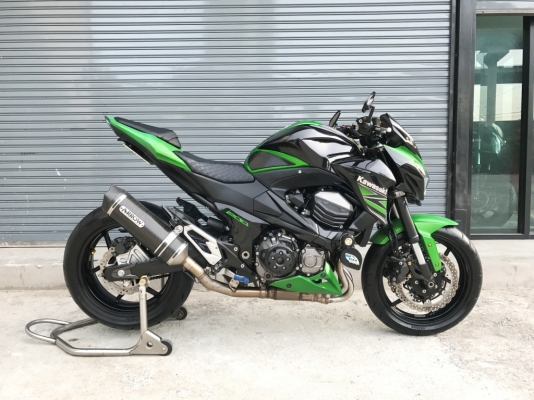 (( ดาวน์ 5000 )) ขาย Kawasaki Z800 สีเขียว ปี2015 ท่อARROW ราคา 265000 บาท