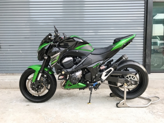 (( ดาวน์ 5000 )) ขาย Kawasaki Z800 สีเขียว ปี2015 ท่อARROW ราคา 265000 บาท