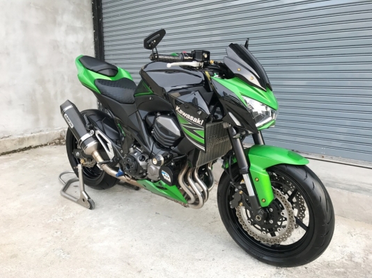 (( ดาวน์ 5000 )) ขาย Kawasaki Z800 สีเขียว ปี2015 ท่อARROW ราคา 265000 บาท