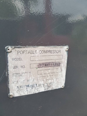 PDS390SD-เครื่องปั๊มลม Airman 7 bar ุ390cfm. เครื่องยนต์ Isuzu นำเข้าจากญี่ปุ่น by OEK