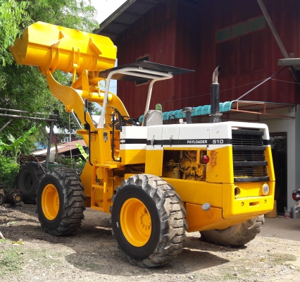 รถตักล้อยาง Komatsu 510 กรองเดี่ยว S/N 14891 เก็บงานใหม่ รถพร้อมใช้งาน