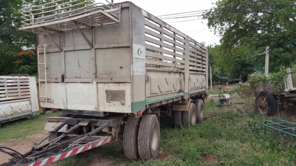 ขายครับ...ลูกพ่วงสามเพลาแท้ ปี57 ยาว 6.80 ไม่ดั้ม