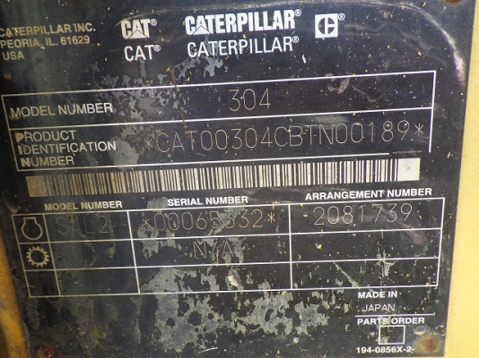 ถึงไทยแล้ว CAT 304CR ปี 2002 นำเข้าจากญี่ปุ่น รถสวยครับ ถึงไทยแล้ว CAT 304CR ปี 2002 นำเข้าจากญี่ปุ่น รถสวยครับ