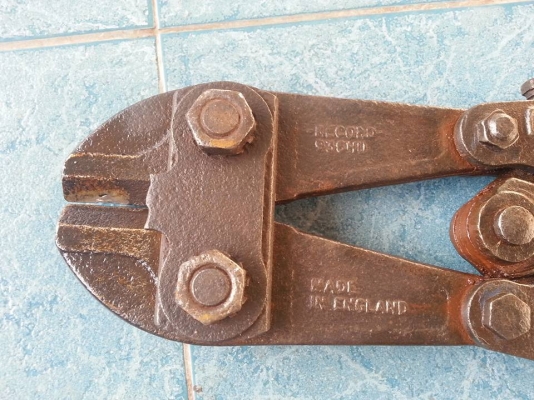 กรรไกรตัดเหล็ก Record made in England ขนาด 36 นิ้ว มือสอง