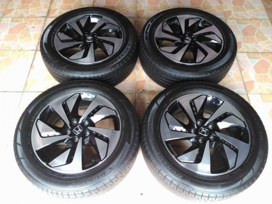 ล้อแม็ก Honda CRV G4(MC) ขอบ 18(5/114.3) พร้อมยาง Dunlop Sportmaxx 225/60/18 ผลิตกลางปี 2015 ยางสวย ดอกหนาๆ ล้อสวย เดิมๆ ทั้งชุด 23,000.- ล้อเดิมเทิร์นได้ ติดตั้งฟรี รับบัตรเครดิต ส่งทั่วไทยค่ะ