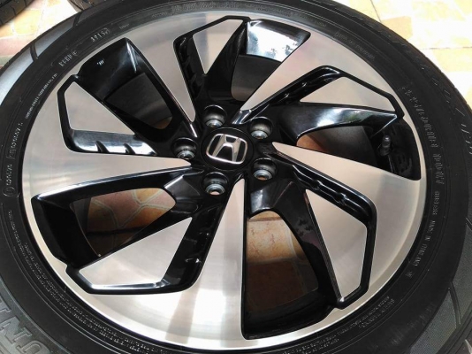 ล้อแม็ก Honda CRV G4(MC) ขอบ 18(5/114.3) พร้อมยาง Dunlop Sportmaxx 225/60/18 ผลิตกลางปี 2015 ยางสวย ดอกหนาๆ ล้อสวย เดิมๆ ทั้งชุด 23,000.- ล้อเดิมเทิร์นได้ ติดตั้งฟรี รับบัตรเครดิต ส่งทั่วไทยค่ะ ล้อแม็ก Honda CRV G4(MC) ขอบ 18(5/114.3) พร้อมยาง Dunlop Sportmaxx 225/60/18 ผลิตกลางปี 2015 ยางสวย ดอกหนาๆ ล้อสวย เดิมๆ ทั้งชุด 23,000.- ล้อเดิมเทิร์นได้ ติดตั้งฟรี รับบัตรเครดิต ส่งทั่วไทยค่ะ