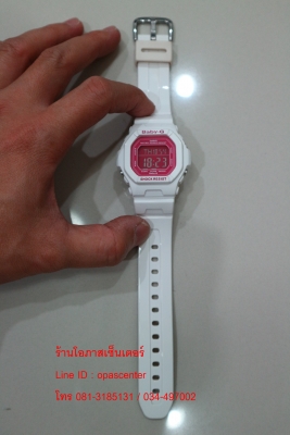 นาฬิกา CASIO Baby-G รุ่น BG-5601-7DR ขาวชมพู ของแท้ สภาพใหม่มาก ส่งฟรี นาฬิกา CASIO Baby-G รุ่น BG-5601-7DR ขาวชมพู ของแท้ สภาพใหม่มาก ส่งฟรี