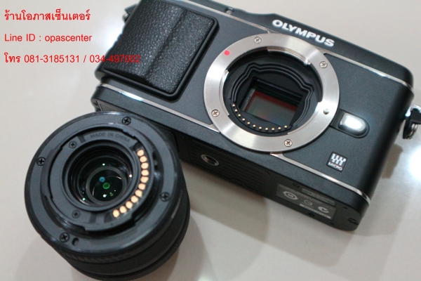 ลดราคา-กล้อง Mirrorless OLYMPUS รุ่น E-P3 LENS 14-42 MM. ทีชาร์ท เมม8G มีกระเป๋า สภาพใหม่