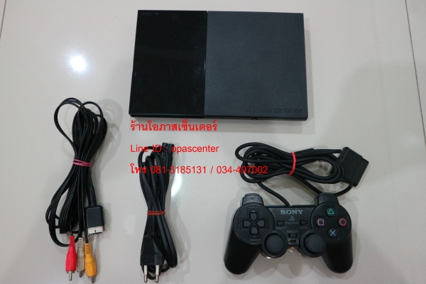 เกมส์เพลย์2 Play Station II รุ่น 90006 สภาพใหม่ อุปกรณ์ครบ เล่นได้ปกติทุกอย่าง