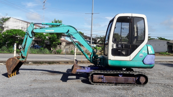 รถขุดโคมัตสุ コマツ Komatsu PC25-1 เก่าญี่ปุ่น