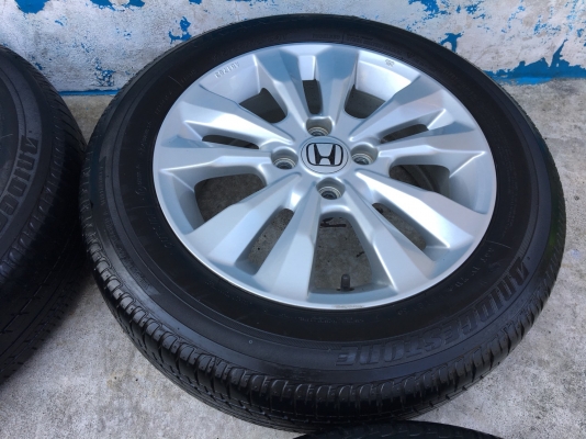ล้อแม็ก Honda City 2012 ขอบ15 (5 ก้านคู่) พร้อมยาง Bridgestone 175-65-15