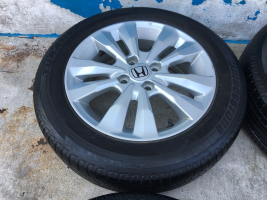 ล้อแม็ก Honda City 2012 ขอบ15 (5 ก้านคู่) พร้อมยาง Bridgestone 175-65-15