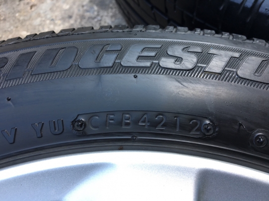 ล้อแม็ก Honda City 2012 ขอบ15 (5 ก้านคู่) พร้อมยาง Bridgestone 175-65-15