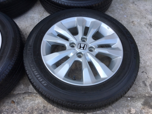 ล้อแม็ก Honda City 2012 ขอบ15 (5 ก้านคู่) พร้อมยาง Bridgestone 175-65-15